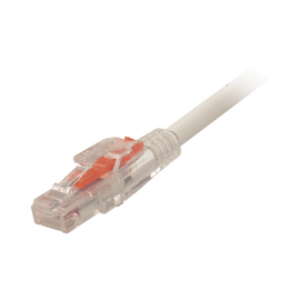 Patch Cord LockIT™ Cat6 UTP, CM/LS0H, 5ft, Color Blanco, 26 AWG