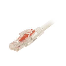 Patch Cord LockIT™ Cat6 UTP, CM/LS0H, 3ft, Color Blanco, 26 AWG