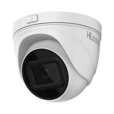 Turret IP 4 Megapixel / Lente Motorizado 2.8 - 12 mm / 30 mts IR EXIR / PoE / Exterior IP67 / WDR 120dB / Micro SD / H.265+
