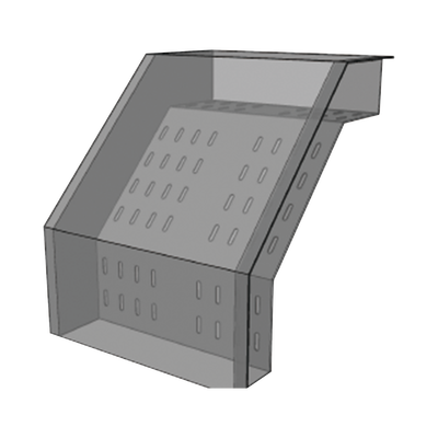 Tapa vertical exterior para fondo perforado de 4