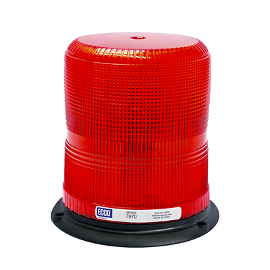 Baliza LED color rojo con montaje magnético de succión de 7