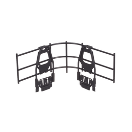 Accesorio de Control de Radio de Curvatura en Cruces, Tes o Intersecciones, en Charolas Wyr-Grid® de Panduit, 101.6 mm de Alto, Color Negro