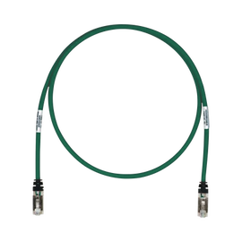Patch Cord Cat6A, Blindado S/FTP, CM/LS0H, 10ft, Color Verde
