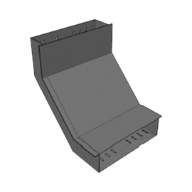 Tapa vertical interior para fondo solido perforado de 4