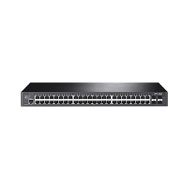 Switch JetStream Gigabit administrable Capa 2, 48 puertos 10/100/1000 Mbps + 4 puertos SFP