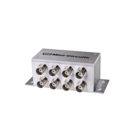 Combinador / Divisor de Potencia de 1 a 8 Salidas BNC, 0.8 dB, 1 Watt, 30 dB de Aislamiento.