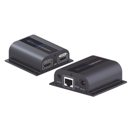 Kit Extensor HDMI para distancias de 60 metros / Resolucion 1080P @ 60 Hz / Cat 6/6A/7 / Salida Loop en el Tx para visualización local /  La señal se ajusta según la distancia del cable  / Soporta control remoto del equipo fuente