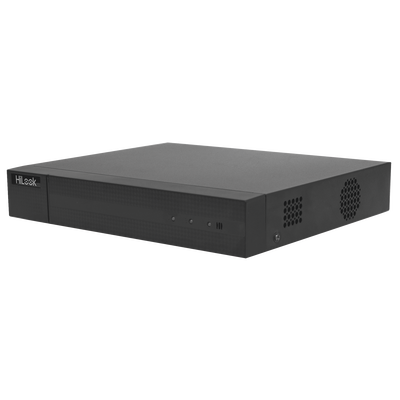 DVR 1080P Lite Pentahibrido / 16 Canales TURBOHD + 2 Canales IP / 1 Bahía de Disco Duro / H.264+ / 1 Canal de Audio / Salida de Vídeo Full HD