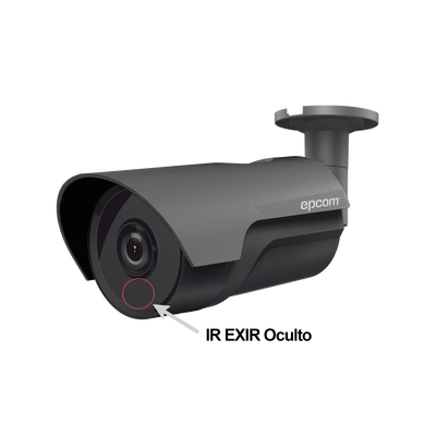 Bullet TURBOHD 1080p / Gran Angular 92º / Lente 2.8 mm / Climas Extremos / IR EXIR Inteligente 40 mts / Exterior IP66