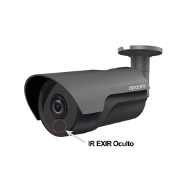 Bullet TURBOHD 1080p / Gran Angular 92º / Lente 2.8 mm / Climas Extremos / IR EXIR Inteligente 40 mts / Exterior IP66