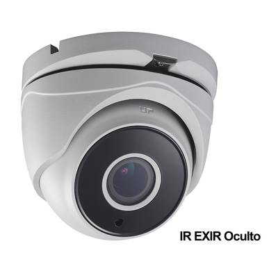 Eyeball TURBOHD 1080p / METÁLICA / Lente Mot. 2.8 a 12 mm / IR EXIR Inteligente 40 mts / WDR 120 dB / Exterior IP66