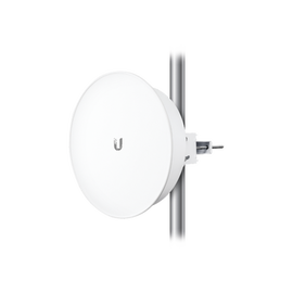 PowerBeam airMAX AC ISO hasta 450 Mbps, 5 GHz (5150 - 5875 MHz) con antena integrada de 25 dBi con aislamiento RF y radomo incluido