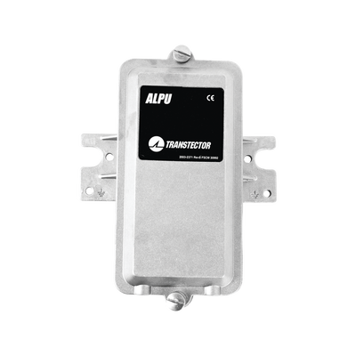 Protector PoE Metálico Individual Para Exterior Contra Descargas Atmosféricas Con Puertos RJ45 10/100 Mbps