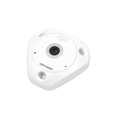 Fisheye 6 Megapixel / 180° / 360° / Interior / 15 mts IR / dWDR / Heat Map / Múltiples vistas / PoE / PTZ Digital
