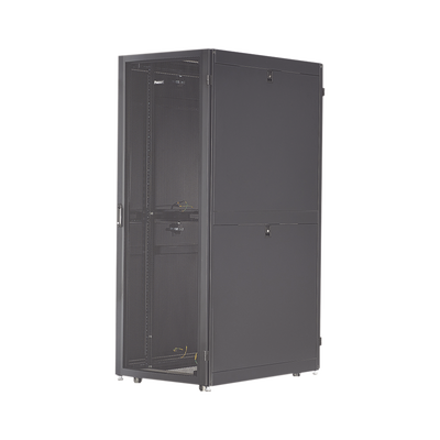 Gabinete Net-Verse para Centros de Datos, 45UR, 600mm de Ancho, 1200mm de Profundidad, Fabricado en Acero, Color Negro