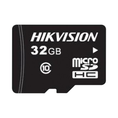 Memoria microSD / Clase 10 de 32 GB / Especializada Para Videovigilancia / Compatible con cámaras HIKVISION