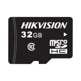 Memoria microSD / Clase 10 de 32 GB / Especializada Para Videovigilancia / Compatible con cámaras HIKVISION