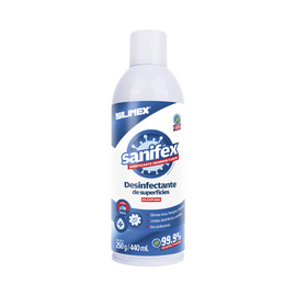Sanitizante en espuma, formulado para desinfectar las superficies en el hogar, oficinas, escuelas, hospitales, clinicas, gimnasios y fabricas, presentación 440 ml