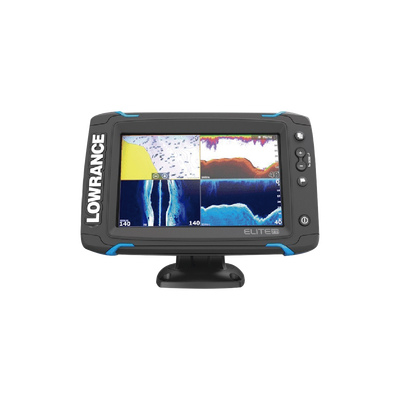 Elite-7 Ti Fishfinder / Chartplotter de 7 pulgadas con pantalla LED retroiluminada de alto brillo con tecnología CHIRP, DownScan ™ y StructureScan ™, incorporada. Incluye transducer total scan