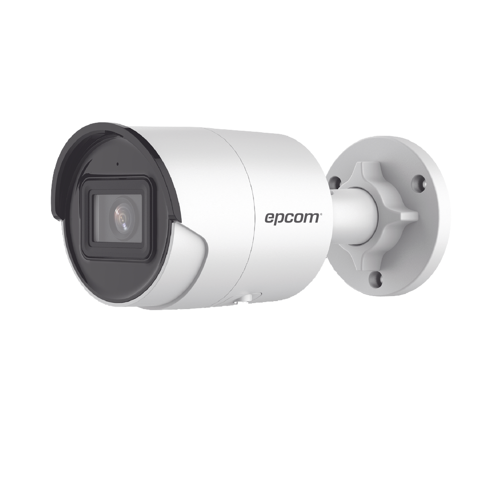 4 MP WDR Fixed Bullet Network Camera/ 2.8 mm Lens / 40 m IR EXIR / IP67 / WDR 120 dB / PoE / Integrated Microphone / Video Analytics (False Alarm Filter) / Ultra Low Illumination