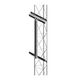 Mástil Robusto de 1 metro para Instalación en torre de tramo STZ30G, STZ35G y STZ45G (Galvanizado por Inmersión en Caliente).