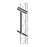 Mástil Robusto de 1 metro para Instalación en torre de tramo STZ30G, STZ35G y STZ45G (Galvanizado por Inmersión en Caliente).
