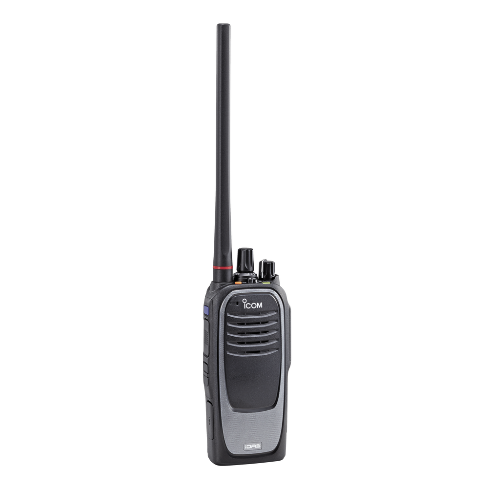 Portable digital radio with 32 channels,on range 136-174MHz, sumersible, GPS and bluetooth built in, no display  Battery, clip belt, charger and antenna included.