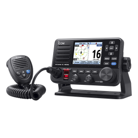 VHF Marine radio Class D, with remote control through WLAN function, color display of 3.5