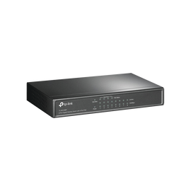 Switch Gigabit PoE+ no administrable de 8 puertos 10/100/1000 Mbps y 4 puertos PoE para escritorio
