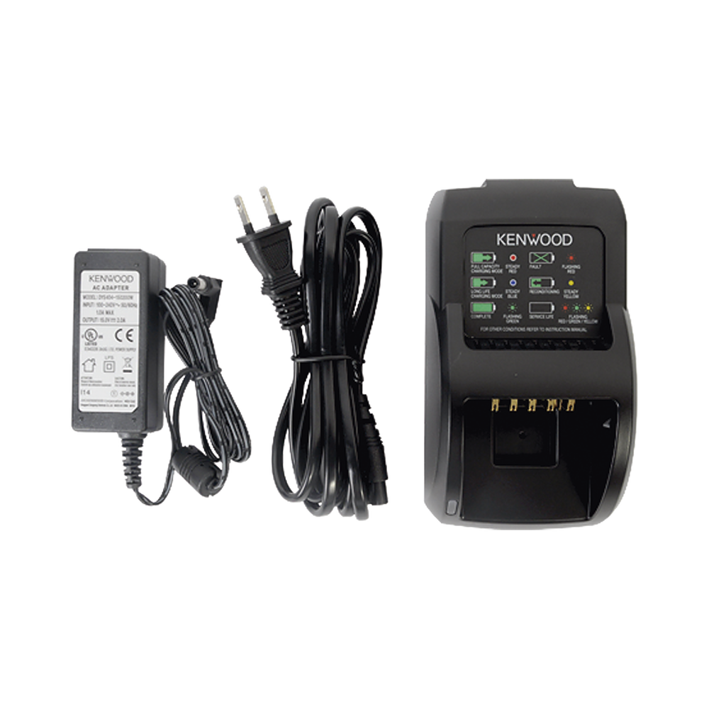 Smart Rapid Charger for KNBL1M, KNBL2M, and KNBL3M Batteries for NX5000 SERIES.