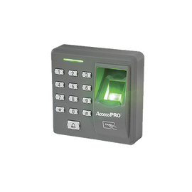 Lector de huella y proximidad con teclado autónomo, 500 huellas/500 tarjetas/8 passwords