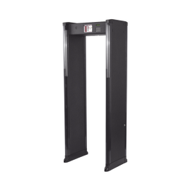 Arco Detector de Metales de 6 Zonas para Intemperie con Anclaje para Fijarse al Piso. Incluye Sensor IR para evitar falsas Alarmas / Certificado por la Administración Federal de Aviación de EE. UU. (FAA)