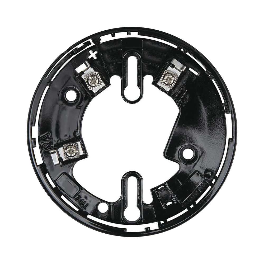 4-Inch Base / For Notifier, Farenhyt, Silent Knight and Fire-Lite Detectors / Black Color