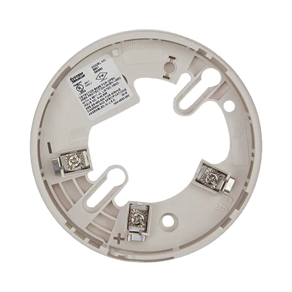 4-Inch Base / For Notifier, Farenhyt, Silent Knight and Fire-Lite Detectors / Ivory Color