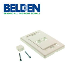 PLACA DE PARED AX101433 BELDEN 2 PUERTOS MDVO COLOR BLANCO PLACA DE PARED AX101433 BELDEN 2 PUERTOS MDVO COLOR BLANCO
