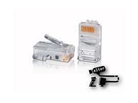 CONECTOR RJ45 PARA CABLE UTP CAT5E ENSON RJ45-CAT5E DE 8 PINES, VELOCIDAD DE HASTA 100MBPS CONECTOR RJ45 PARA CABLE UTP CAT5E ENSON RJ45-CAT5E DE 8 PINES, VELOCIDAD DE HASTA 100MBPS