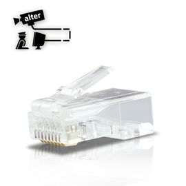 CONECTOR RJ45 PARA CABLE UTP CAT6 ENSON RJ45-CAT6 DE 8 PINES, VELOCIDAD DE HASTA 1000MBPS