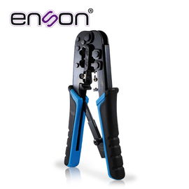PINZAS PONCHADORAS DE RJ45 ENSON ENS-NT02 PARA CONECTORES RJ45 (8 PINES) Y RJ11 (6 PINES) CON NAVAJA DE CORTE PINZAS PONCHADORAS DE RJ45 ENSON ENS-NT02 PARA CONECTORES RJ45 (8 PINES) Y RJ11 (6 PINES) CON NAVAJA DE CORTE
