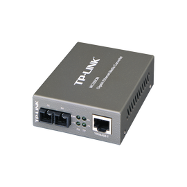 Convertidor Multimedia Multi-modo, 1 puerto RJ45 1000 Mbps, conector de fibra SC, hasta 500 M