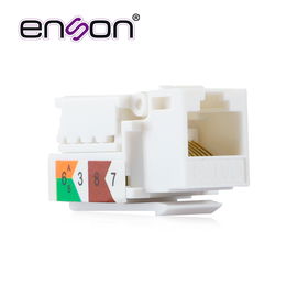 CONECTOR JACK ENSON ENS-JTL5WH CAT5E COLOR BLANCO A 90 GRADOS PONCHADO FACIL SIN PINZAS Y CUBREPOLVO CONECTOR JACK ENSON ENS-JTL5WH CAT5E COLOR BLANCO A 90 GRADOS PONCHADO FACIL SIN PINZAS Y CUBREPOLVO