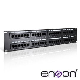 PATCH PANEL ENSON ENS-PA48P7 2UR PRECARGADO CAT6 48 PUERTOS MONTAJE EN RACK ESTANDAR 19 PATCH PANEL ENSON ENS-PA48P7 2UR PRECARGADO CAT6 48 PUERTOS MONTAJE EN RACK ESTANDAR 19