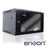 GABINETE DE PARED ENSON ENS-RKGB6U 6UR PUERTA FRONTAL DE CRISTAL TEMPLADO CON CERRADURA DE SEGURIDAD RANURAS DE VENTILACION EN LA PARTE SUPERIOR PARA 2 VENTILADORES DE 11 CM ENSAMBLADO 600X450X368MM