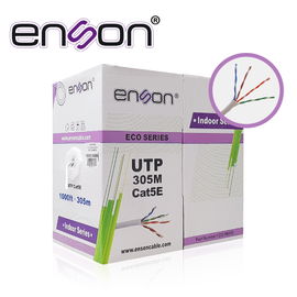 CABLE UTP CAT5E ENSON 12251W305 SERIE ECO CALIBE 24 AWG CCA BOBINA DE 305 METROS FORRO PVC COLOR BLANCO USO INTERIOR RECOMENDADO PARA TRANSMISION DE DATOS BASE 10,100 CABLE UTP CAT5E ENSON 12251W305 SERIE ECO CALIBE 24 AWG CCA BOBINA DE 305 METROS FORRO PVC COLOR BLANCO USO INTERIOR RECOMENDADO PARA TRANSMISION DE DATOS BASE 10,100