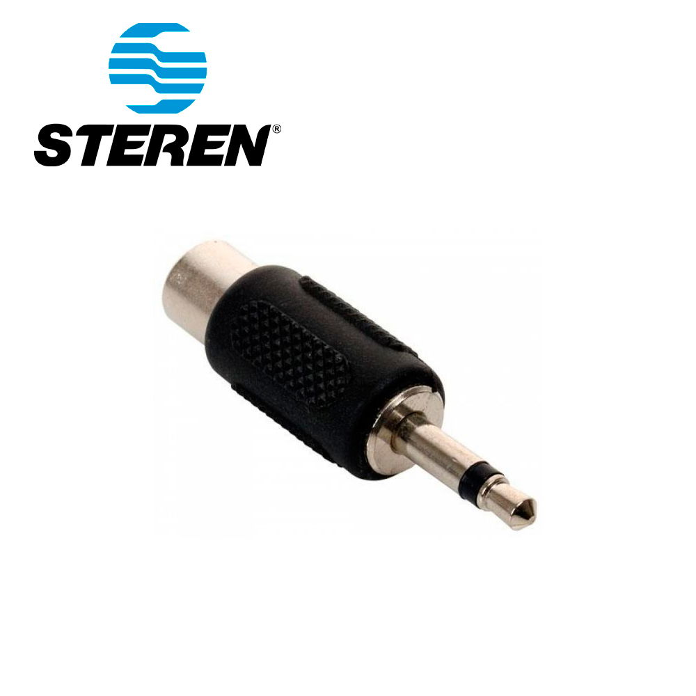 ADAPTADOR STEREN 251-122 DE 1 JACK A 1 PLUG 3.5 MM MONO ADAPTADOR STEREN 251-122 DE 1 JACK A 1 PLUG 3.5 MM MONO