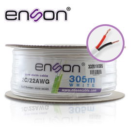 CABLE DE ALARMA ENSON 33201W305 SERIE PRO-II MULTIFILAR 2C/22 AWG BOBINA DE 305 METROS FORRO PVC COLOR BLANCO PARA USO INTERIOR DISEÑADO PARA CONEXIONES DE SISTEMAS DE ALARMA CABLE DE ALARMA ENSON 33201W305 SERIE PRO-II MULTIFILAR 2C/22 AWG BOBINA DE 305 METROS FORRO PVC COLOR BLANCO PARA USO INTERIOR DISEÑADO PARA CONEXIONES DE SISTEMAS DE ALARMA
