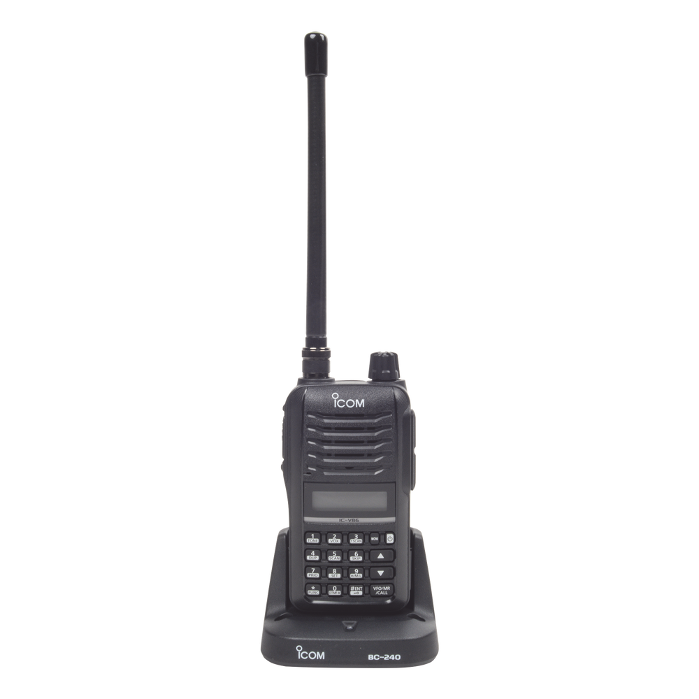 RAD.ICOM 136-174MHZ, 7.0W , 207CH, DTMF, INC .ANT/BAT/CARG.