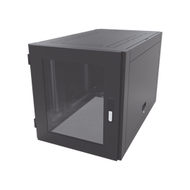 Gabinete Profesional de Piso para Telecomunicaciones de 12UR, 1000 mm Profundidad.