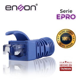 BOTA PARA CABLE UTP ENSON EPRO-BOOT-BL COLOR AZUL IDEAL PARA EL TERMINADO Y CUIDADO DEL REMATADO, COMPATIBLE CON CAT5E/6/6A Y CON PLUGS ENSON EPRO-PLUG BOTA PARA CABLE UTP ENSON EPRO-BOOT-BL COLOR AZUL IDEAL PARA EL TERMINADO Y CUIDADO DEL REMATADO, COMPATIBLE CON CAT5E/6/6A Y CON PLUGS ENSON EPRO-PLUG