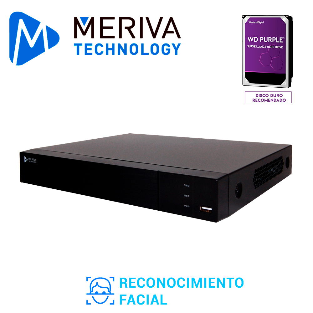 NVR FACE RECOGNITION/VIDEO INTELLIGENT/H.265 8CH POE 8MP 2DD/HDMI 4K + VGA/ONVIF/ MERIVA TECHNOLOGY MAIN-0808/P2P CLOUD N9000 NVR FACE RECOGNITION/VIDEO INTELLIGENT/H.265 8CH POE 8MP 2DD/HDMI 4K + VGA/ONVIF/ MERIVA TECHNOLOGY MAIN-0808/P2P CLOUD N9000