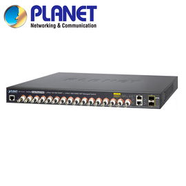 SWITCH PoC ADMINISTRABLE / PLANET LRP-1622CS / 2 PUERTOS RJ45 10/100 Mbps / 2 FIBRA ÓPTICA SFP 100/1000 Mbps / 16 CANALES BNC HEMBRA / 440W DE CONSUMO / RECINTO DE METAL SWITCH PoC ADMINISTRABLE / PLANET LRP-1622CS / 2 PUERTOS RJ45 10/100 Mbps / 2 FIBRA ÓPTICA SFP 100/1000 Mbps / 16 CANALES BNC HEMBRA / 440W DE CONSUMO / RECINTO DE METAL